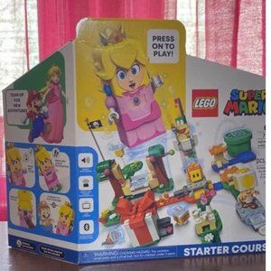 SUPER MARIO LEGO adventures with peach